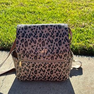 Freshly Picked Mini Classic Leopard Diaper Backpack